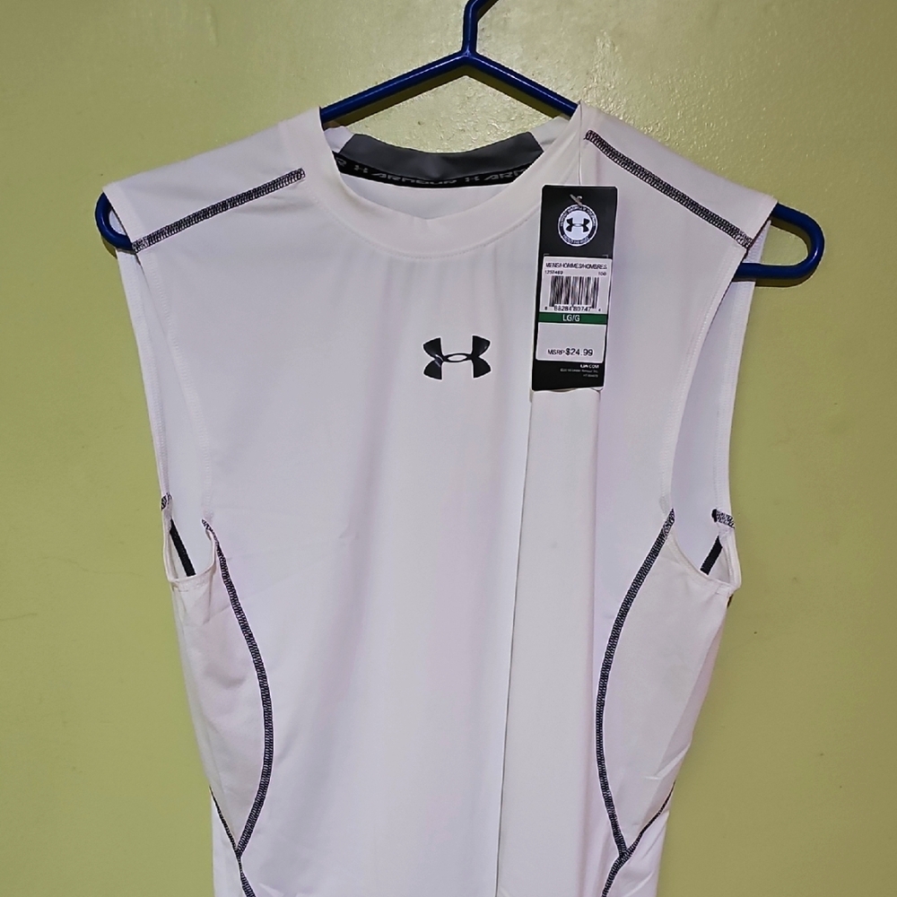 Under Armour Ivory Sleeveless Athletic Top